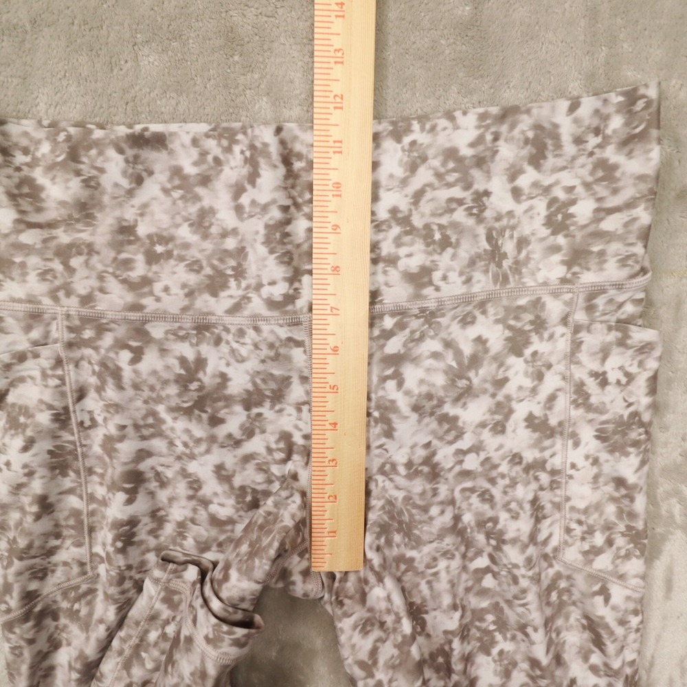 Athleta‎ Beige Brown Tie Dye Salutation Stash 7/8 tight size XL - Picture 8 of 10